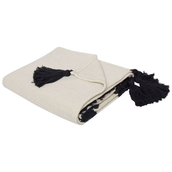 Torkkupeitto SEDIO puuvilla 125 x 150 cm Valkoinen