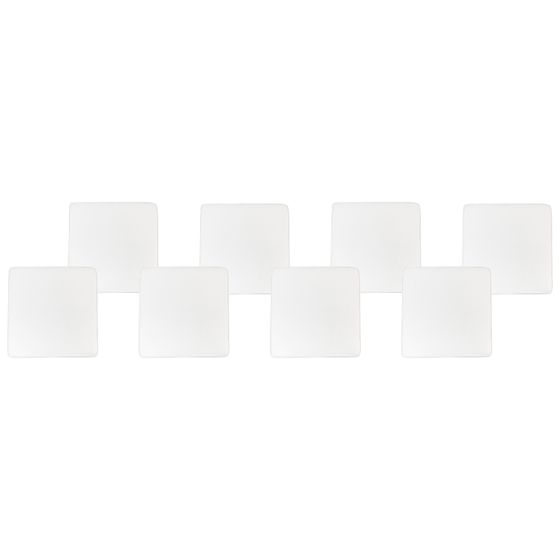 Puutarhatuolien istuintyynysetti 8 kpl SASSARI 46 x 46 cm Luonnonvalkoinen