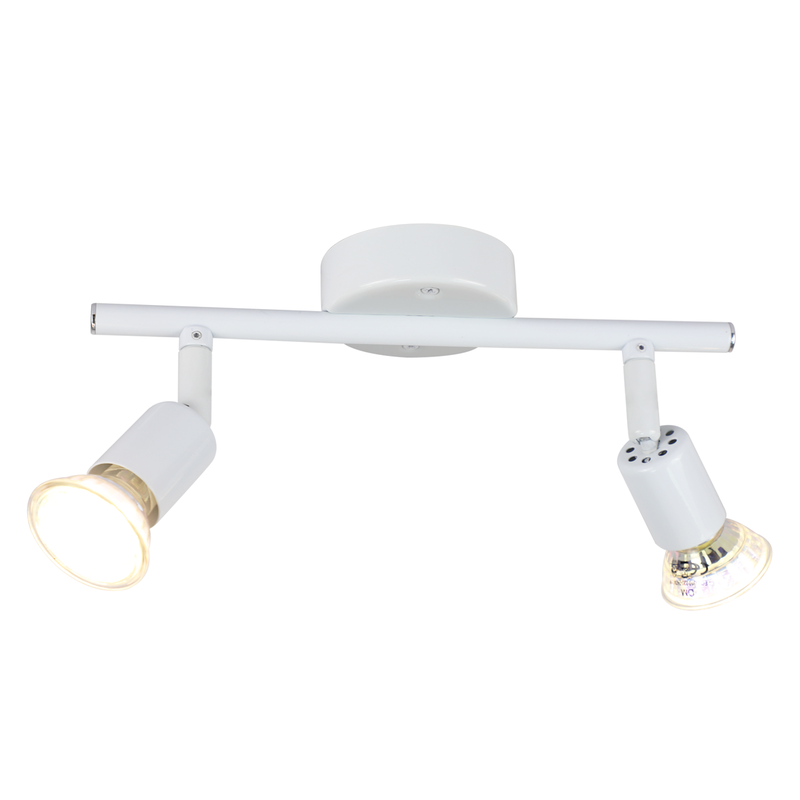 NETTLIFE säädettävä LED-kattospotti GU10 2 liekkikattospottia säädettävä teollinen olohuone