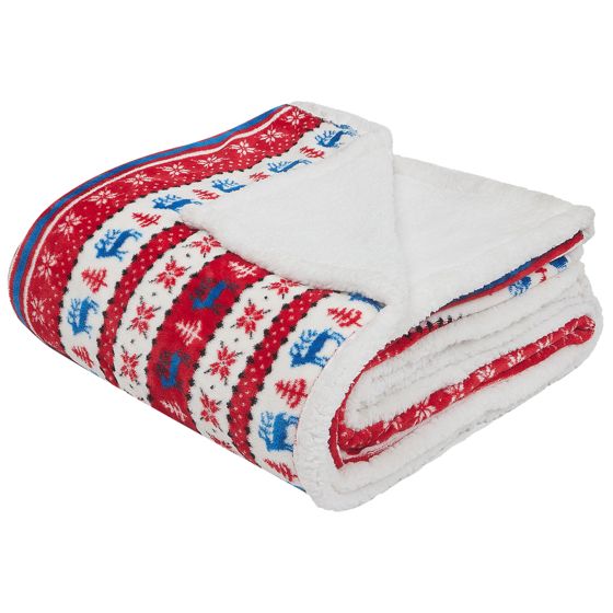 Torkkupeitto REKA 200 x 220 cm Punainen