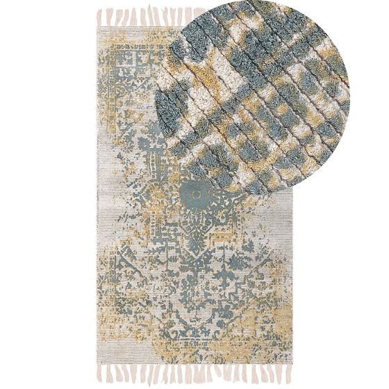 Matto BOYALI Tummanvihreä 80 x 150 cm viskoosi