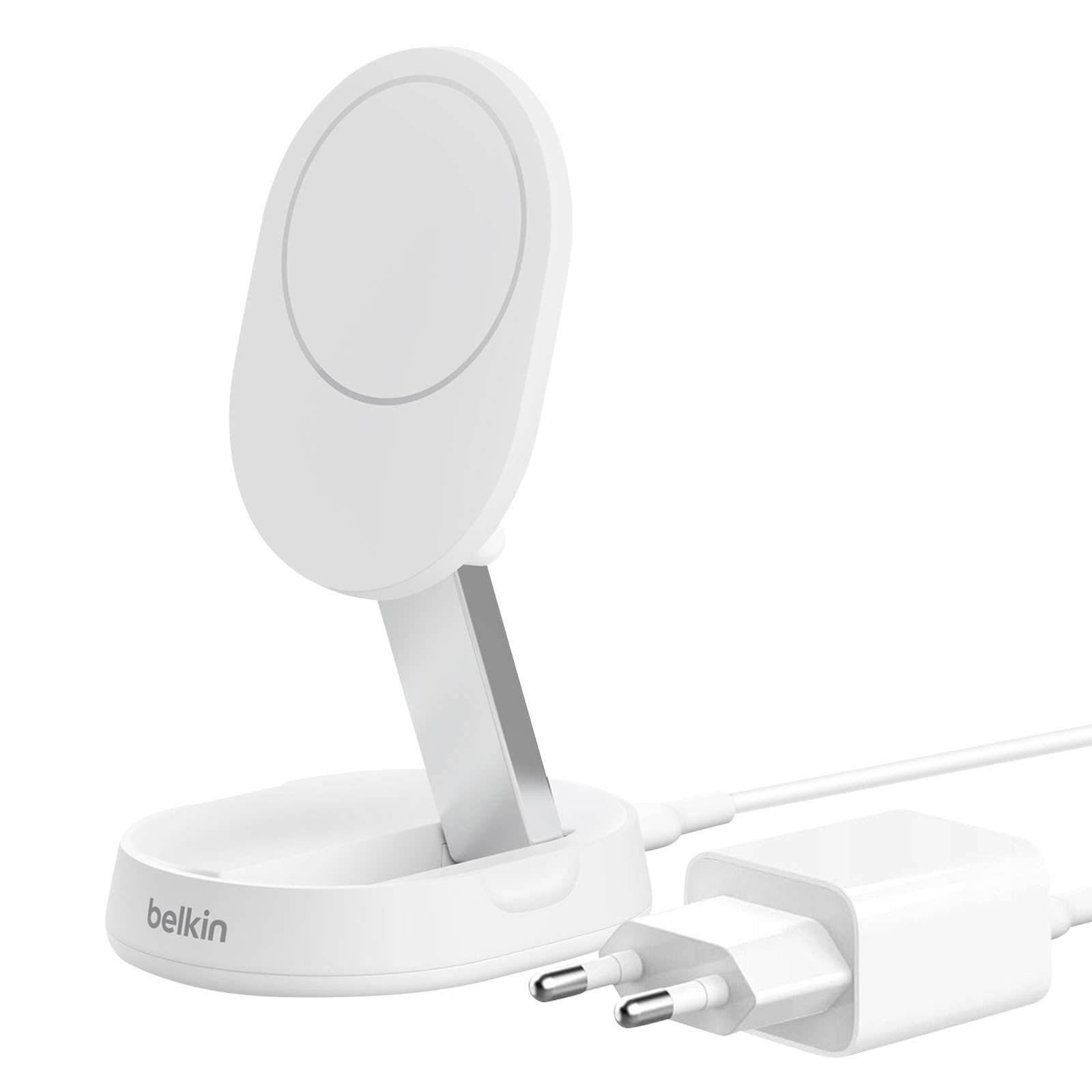 Langaton laturi Qi2 BoostCharge Pro 15W sisäänvedettävällä lataustelineellä