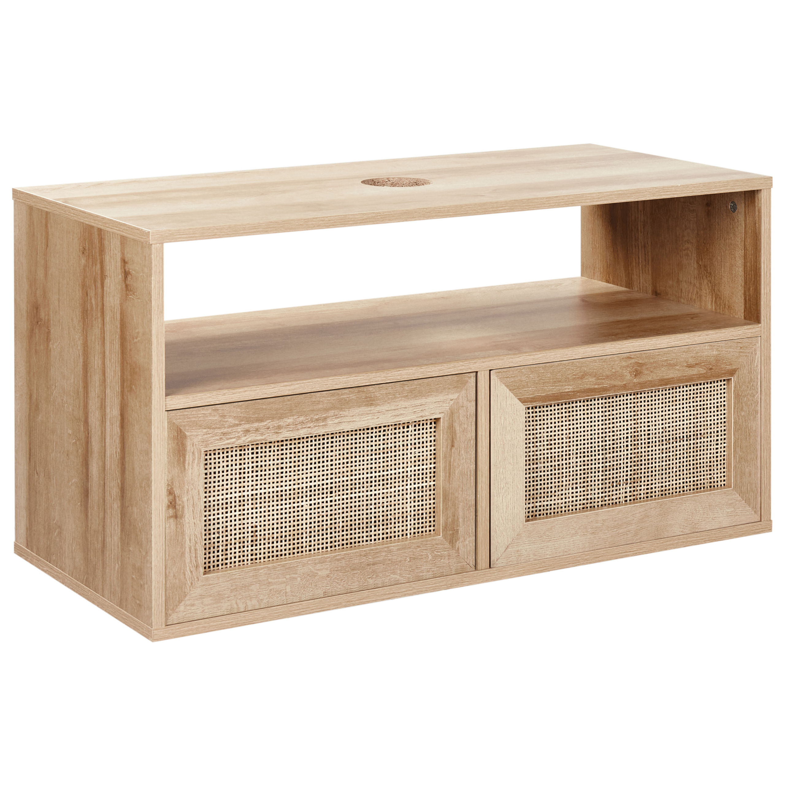 Seinäallaskaappi ROSELL 86 cm Vaaleanruskea