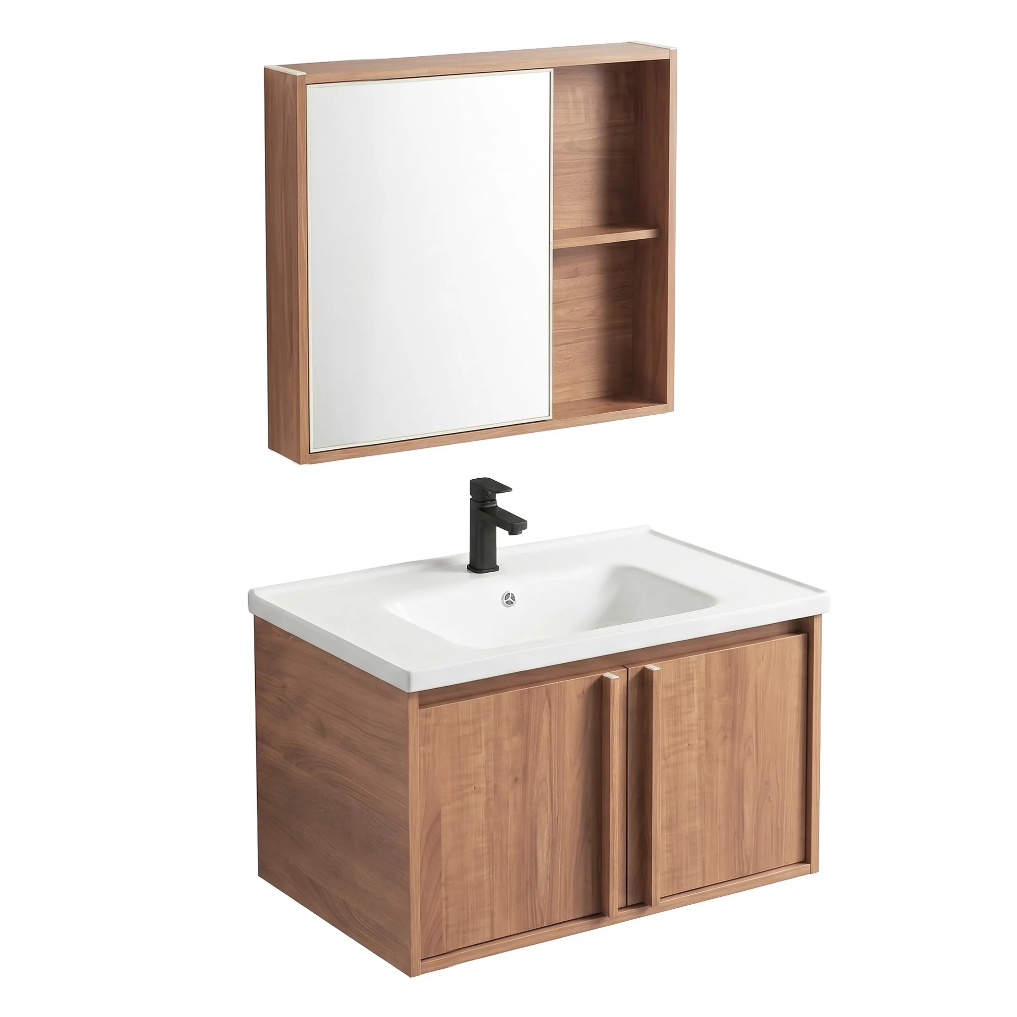 REA kylpyhuonekalustesarja pesualtaalla GAMA T25023 HHL 60CM , Ruskea, 47x60x44cm