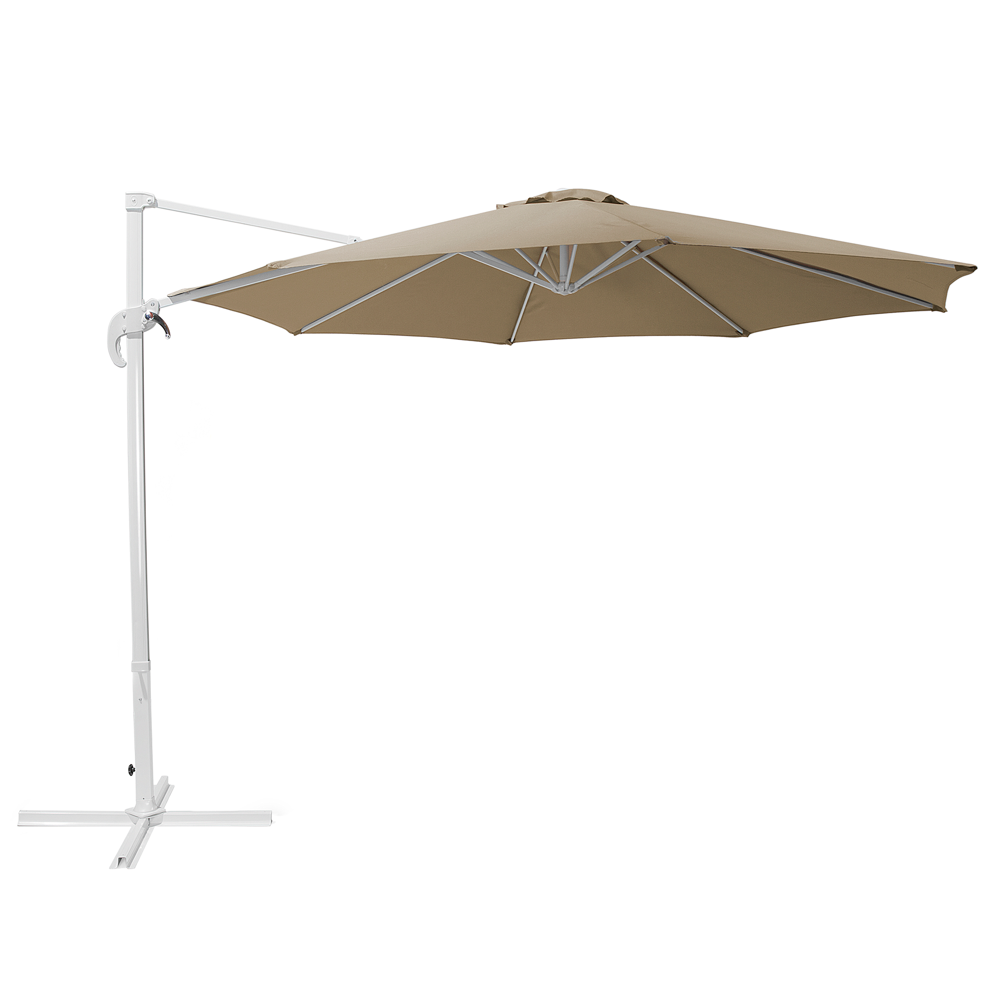 Riippuva aurinkovarjo 300 cm SAVONA Hiekanbeige Beige