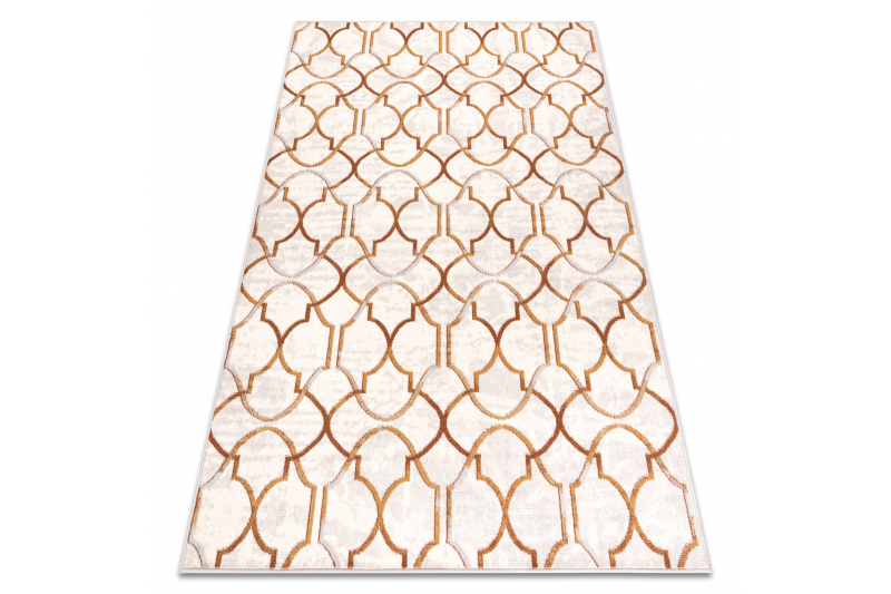 Matto Villa ANGEL 7905 / 52822 Ornamentti, art deco beige / kulta 80x150 cm