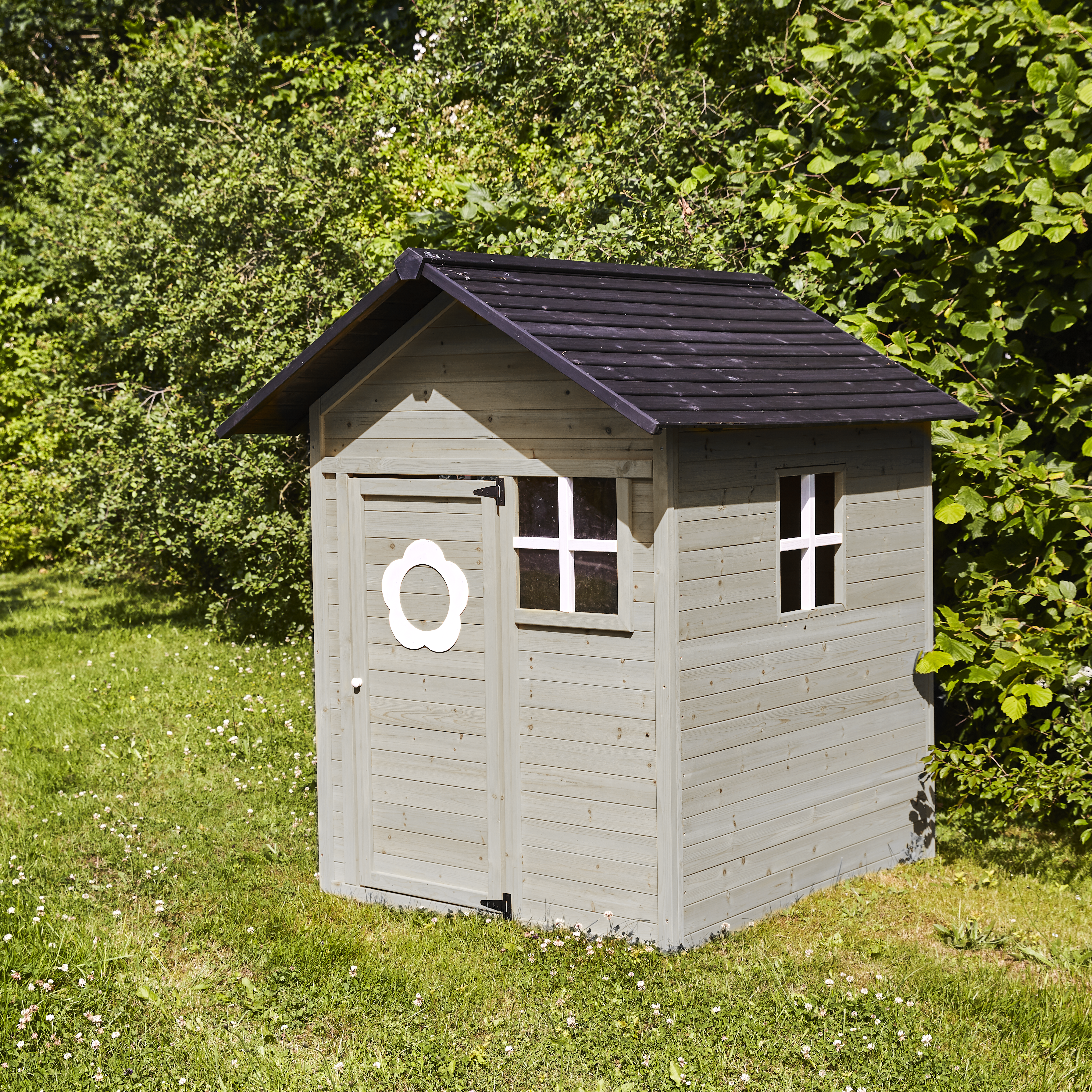 Leikkimökki harmaa/musta 158 x 148 x 132 cm NORDIC PLAY