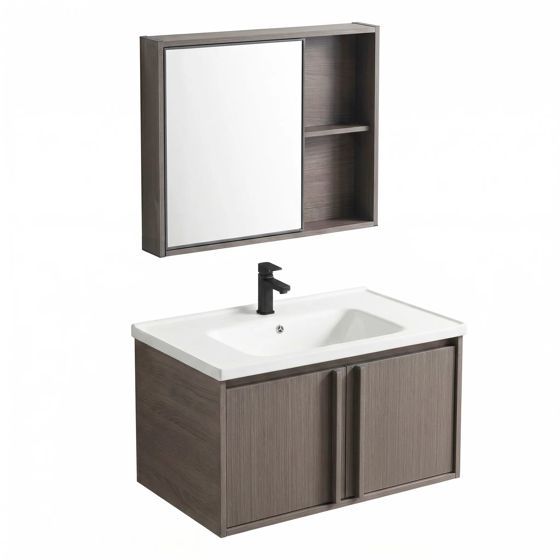 REA kylpyhuonekalustesarja pesualtaalla GAMA T25023 KJM 70CM , Ruskea, 47x70x44cm
