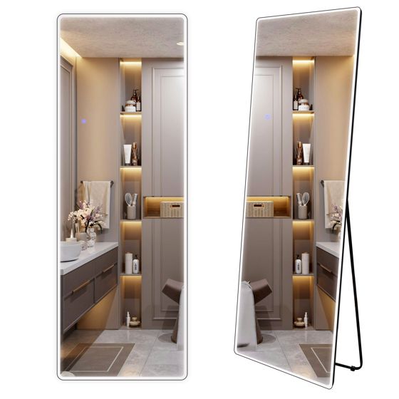 REA peili CLASSICO Musta, 2x60x170cm