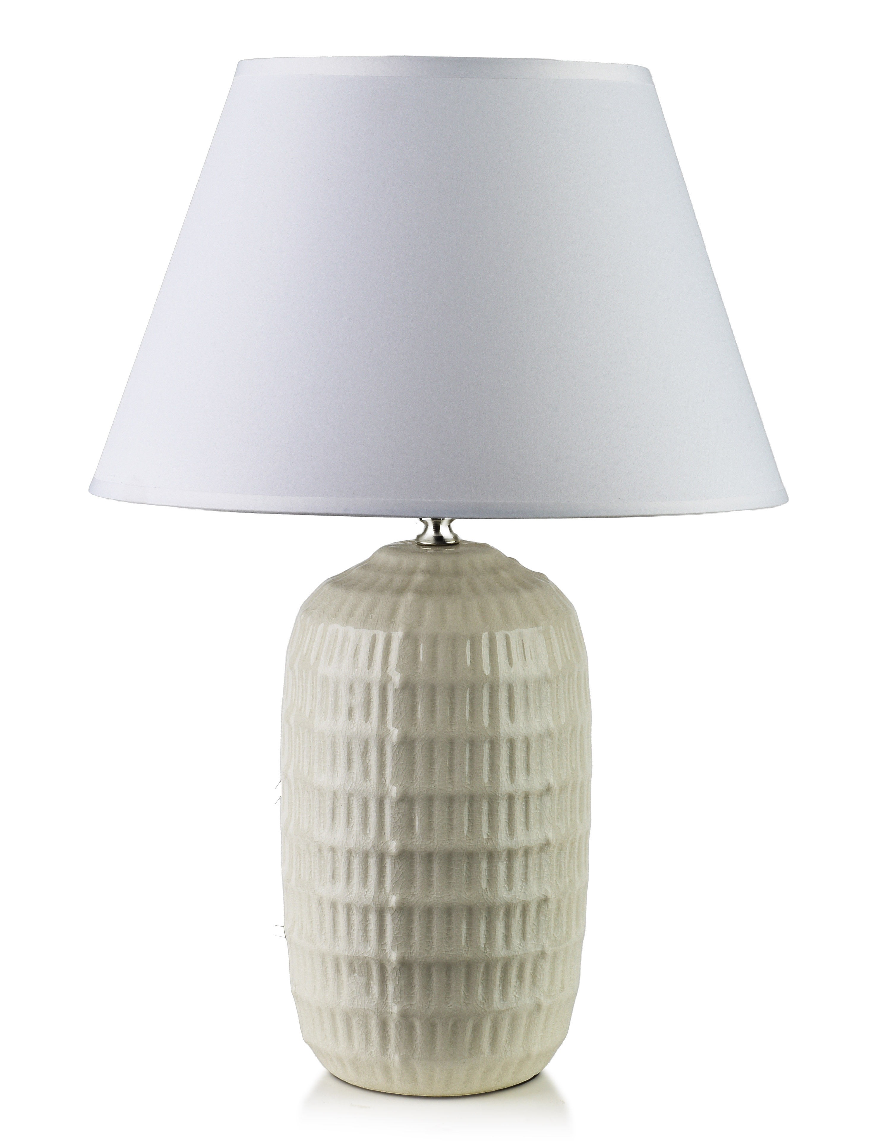 Pöytävalaisin keraaminen MONDEX LETI 15x32x47 cm harmaa 1 kpl