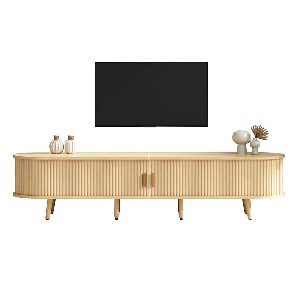 TV-teline, tammen värinen, säilytystilalla