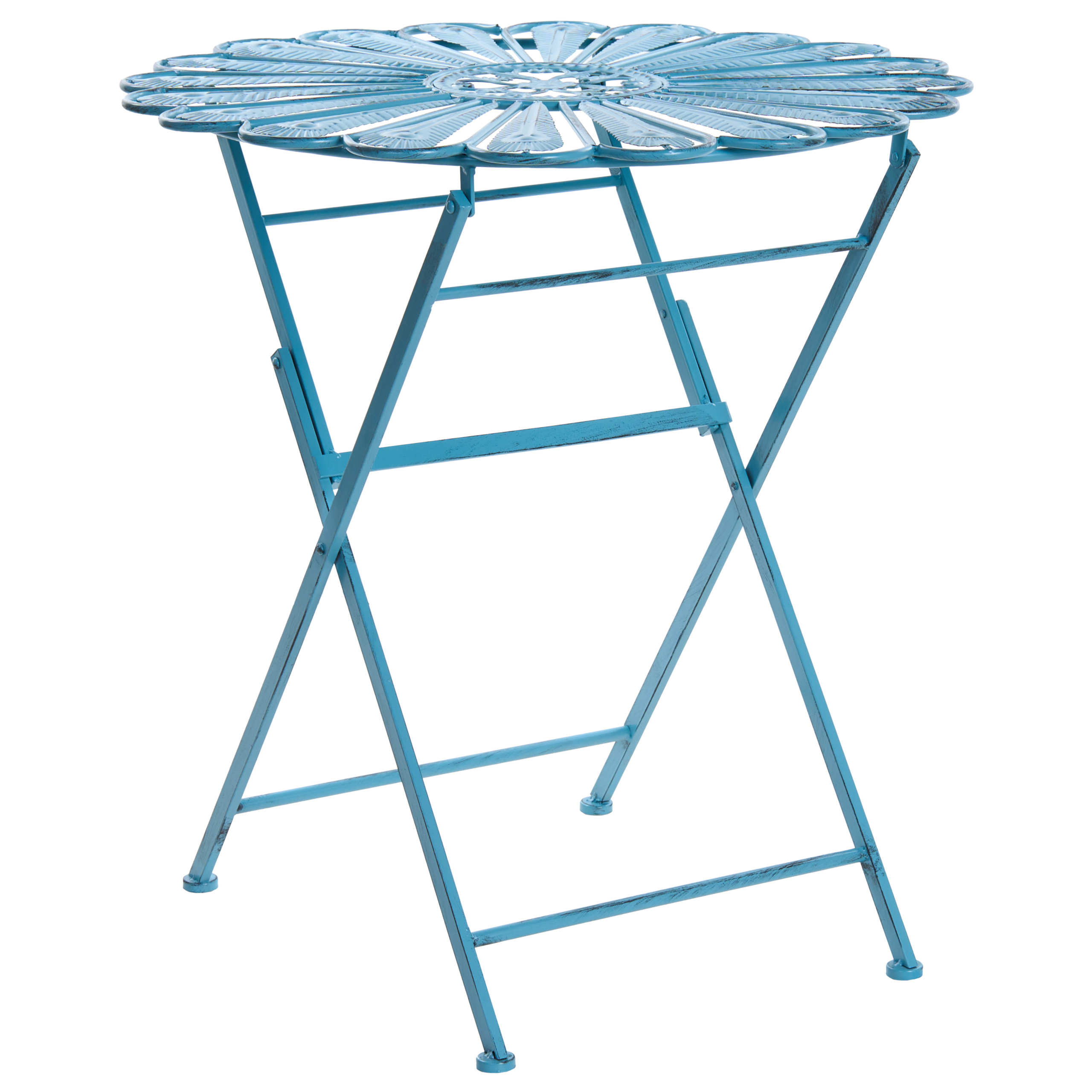 Bistropöytä PAVIA 71 cm 71 cm Metalli Sininen