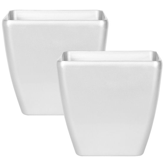 Kukkaruukkusetti 2 kpl ASTRAS 50 cm Hopea