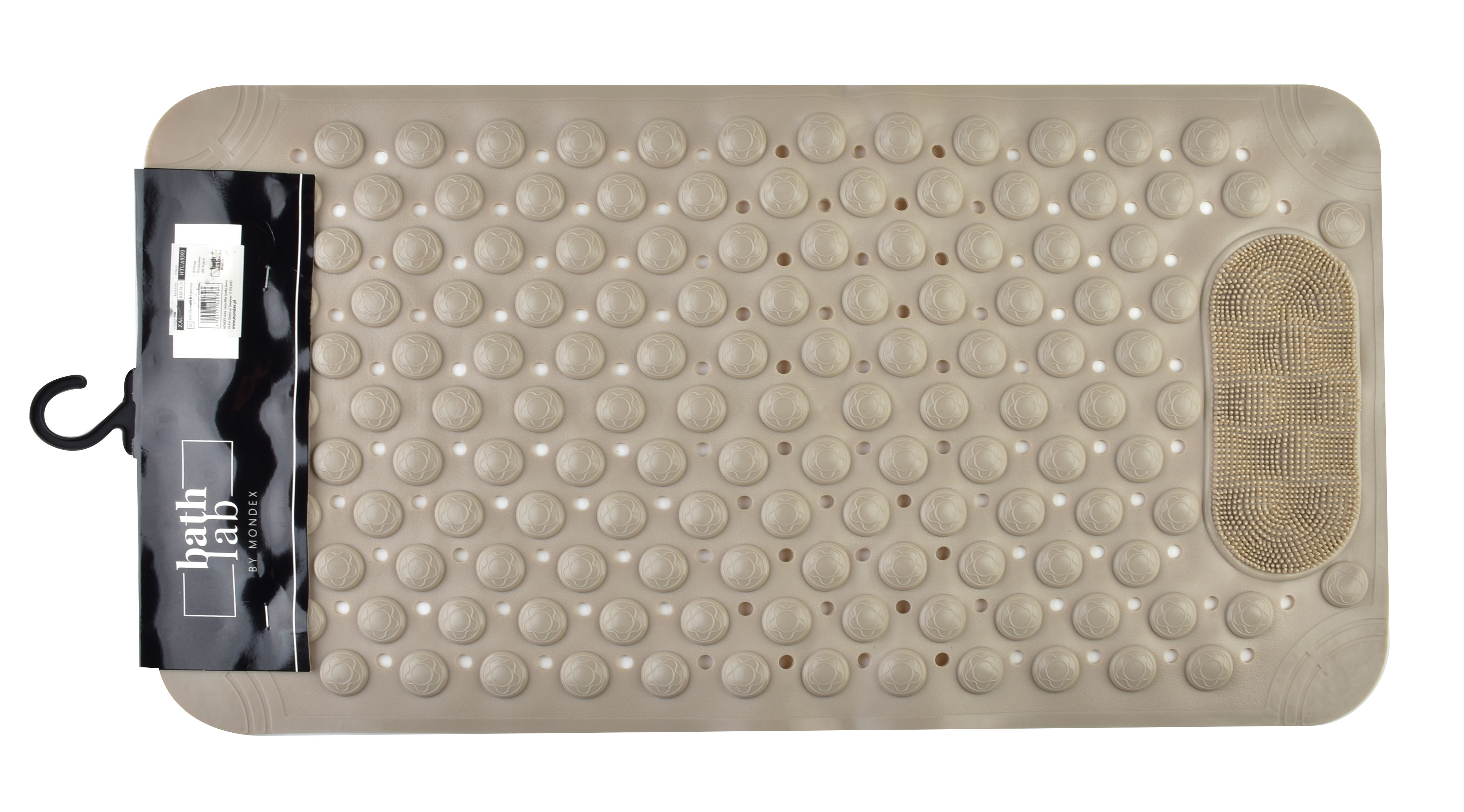 Kylpyhuonematto muovi ZAC 36x70 cm vaaleansininen 1 kpl