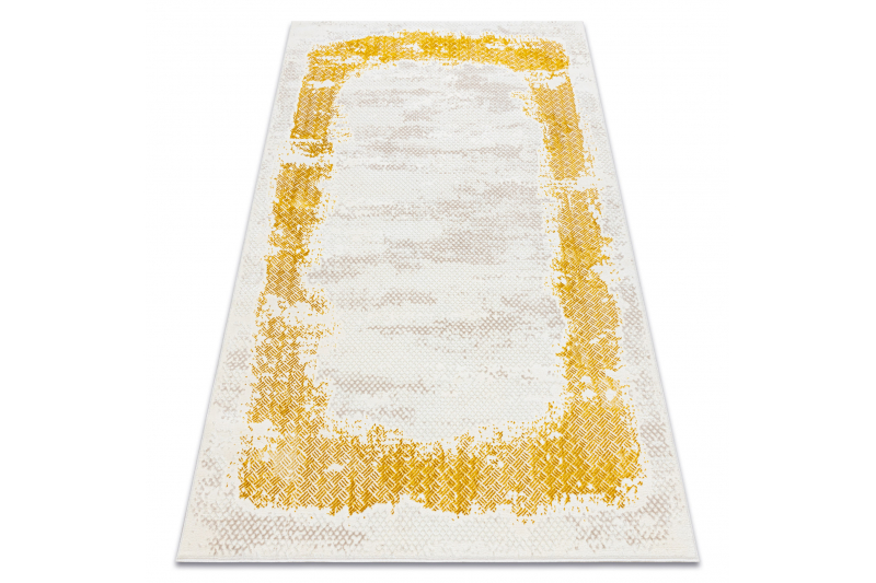 Matto CORE 004A varjostettu - rakenteellinen, kaksi kerrosta fleeceä, norsunluu / kulta- 80x150 cm