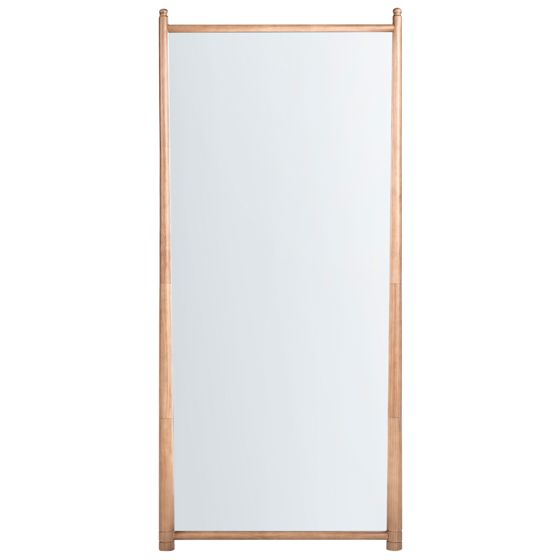 Seinäpeili CANET 90 cm 200 cm Keisaripuu Vaaleanruskea