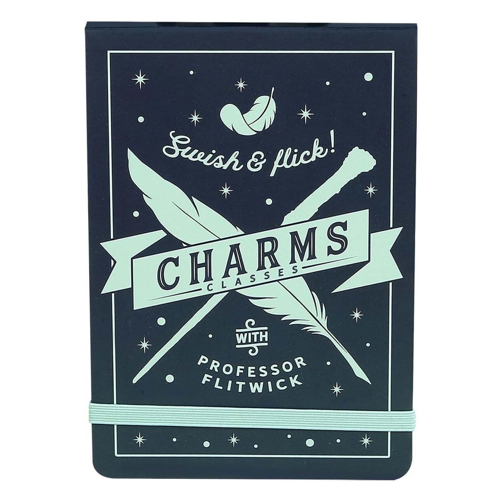 Taskukirja Charms 13,5x9,5 cm sulkuelastikkeella