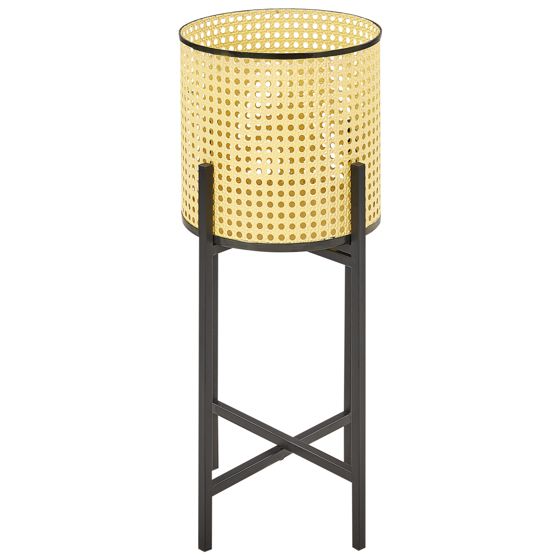 Korotettu kukkaruukku FALLOPIA metalli 25 cm Beige