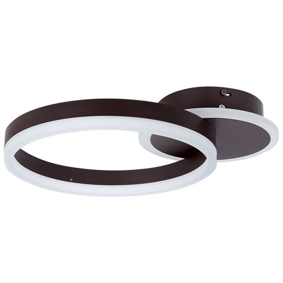 LED-kattovalaisin GLYDE metalli Tummanruskea