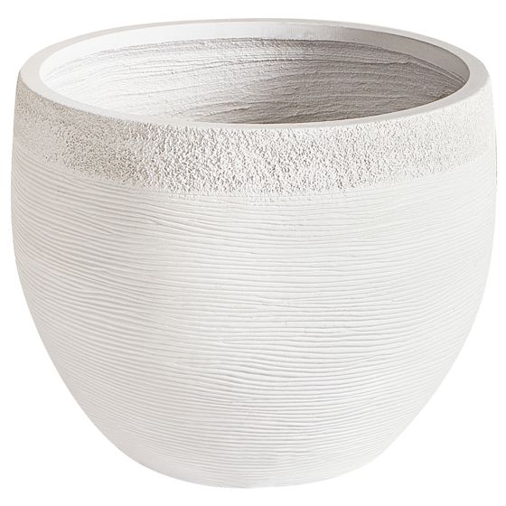 Kukkaruukku ZAKROS 38 cm Valkoinen