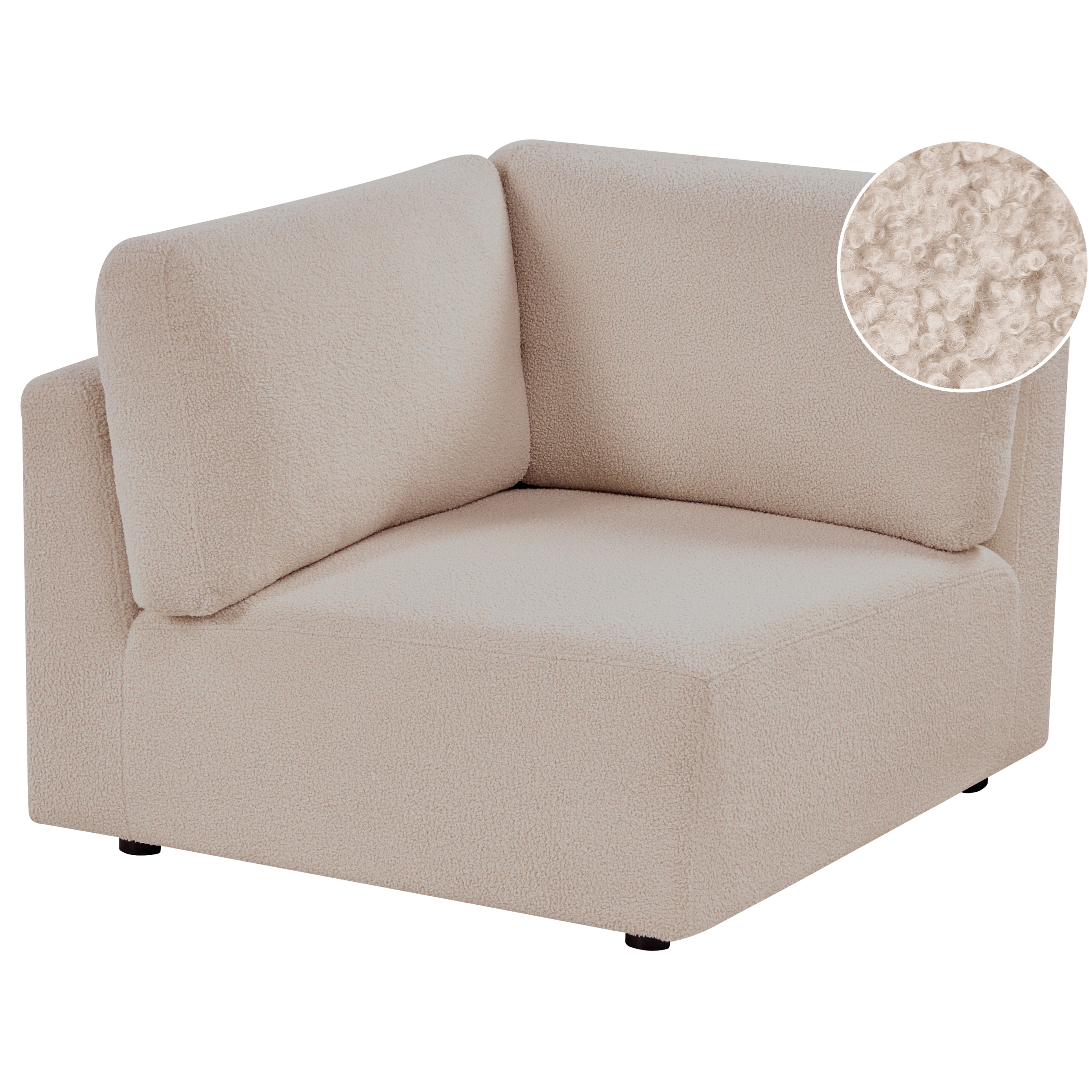 Kulmamoduuli KIVVIK Buklee Beige Oikea
