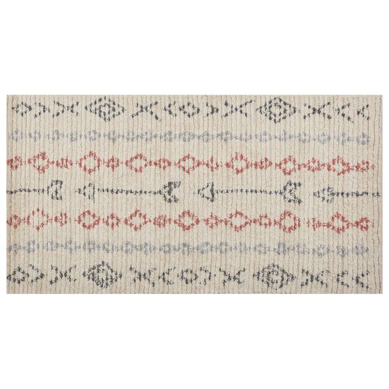 Matto DISPUR Beige 80 x 150 cm puuvilla