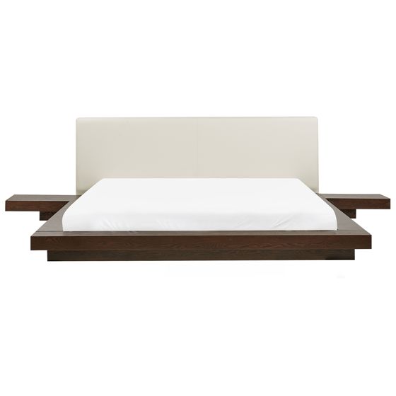 Vesisänky keinonahka ZEN 180 x 200 cm Tumma saarniviilu