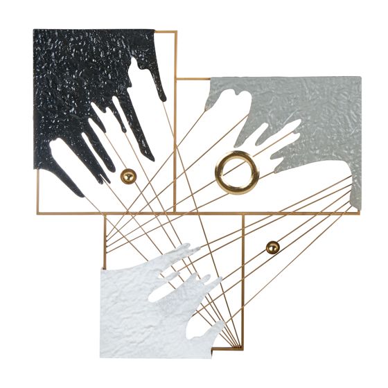 Seinäkoriste BALBRIGGAN metalli 70 cm Monivärinen