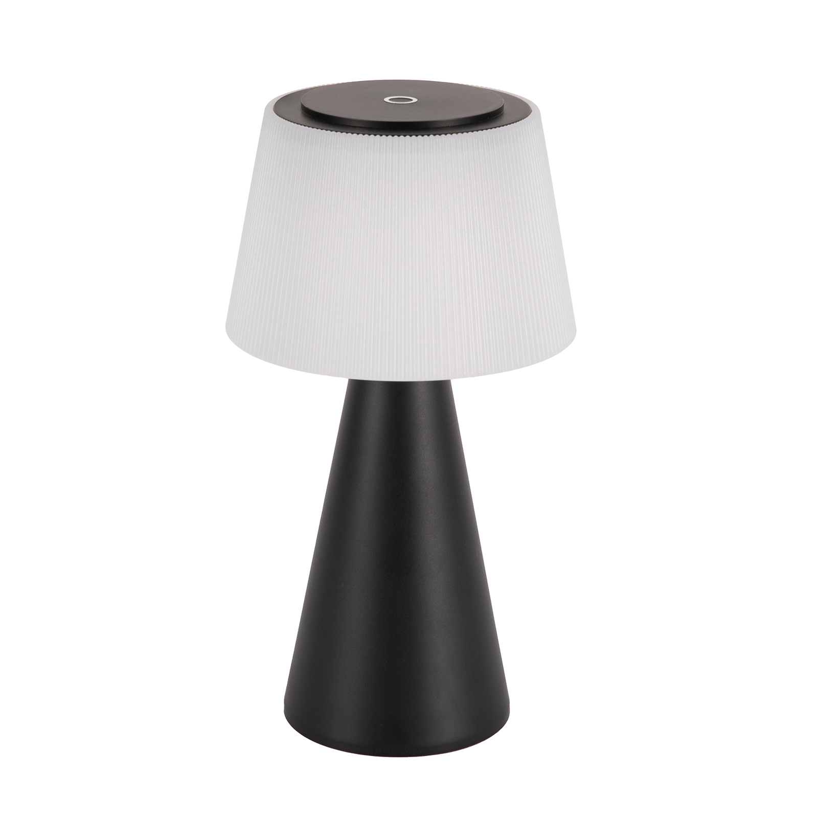 NETTLIFE Paristokäyttöinen pöytävalaisin, LED - yövalo - 3600mh A, Langaton, himmennettäväKosketusvalaisin USB - ladattavalla, akulla, musta