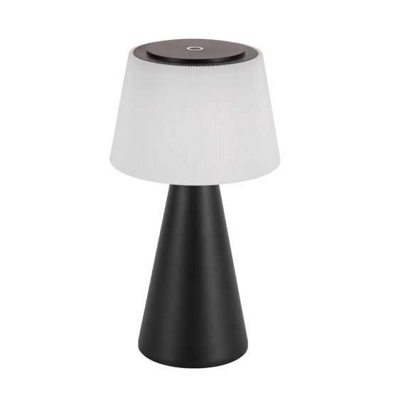NETTLIFE Paristokäyttöinen pöytävalaisin, LED - yövalo - 3600mh A, Langaton, himmennettäväKosketusvalaisin USB - ladattavalla, akulla, musta