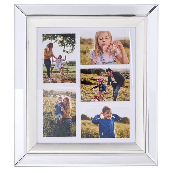 Valokuvakehys 5 kuvalle MAKENI Hopea