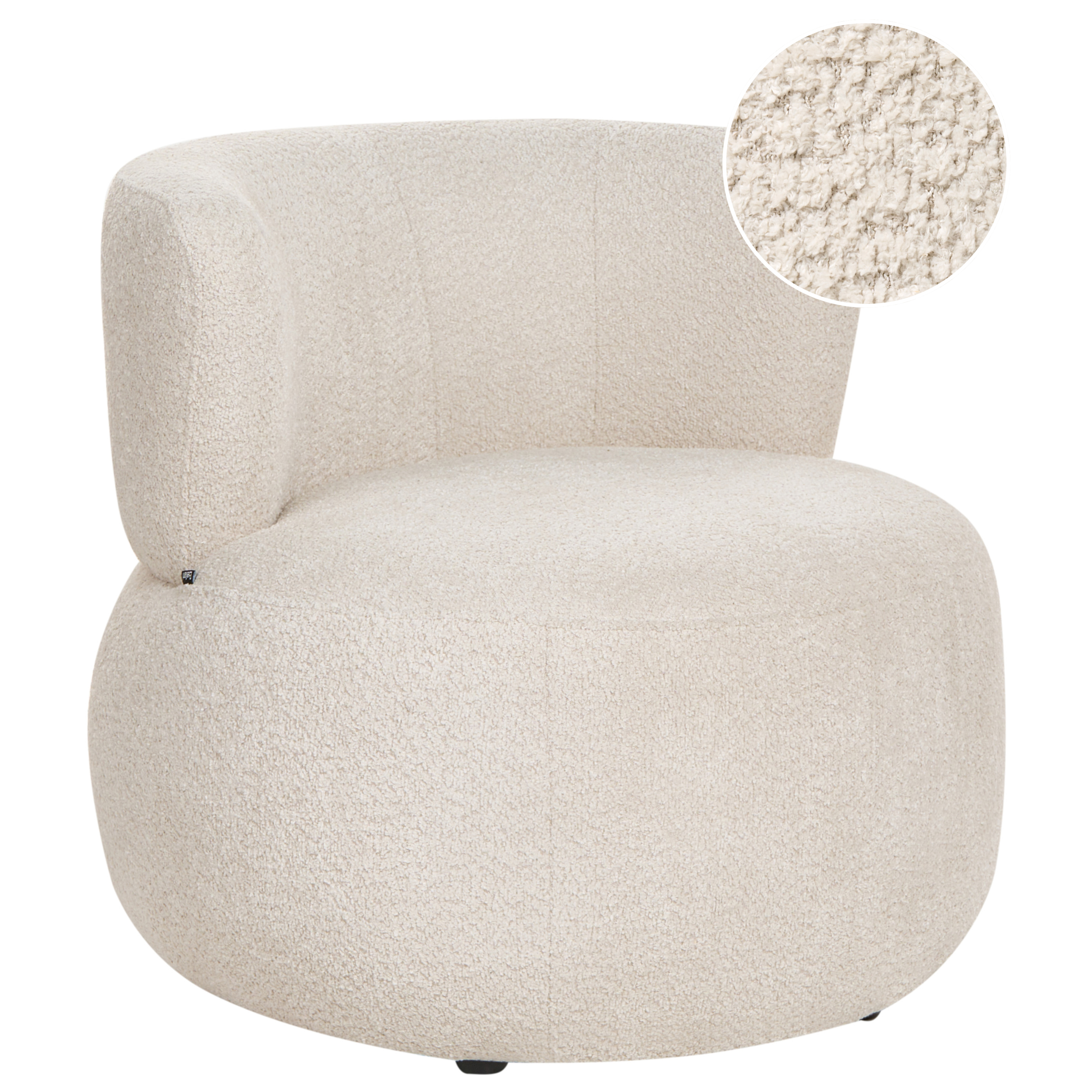 Nojatuoli VOLDA Chenille Vaaleanbeige