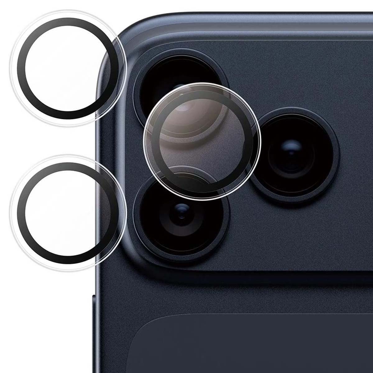 Linssisuoja iPhone 17 Pro / 17 Pro Max Iskunkestävä ja Naarmuuntumaton