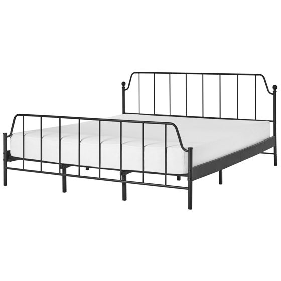 Sänky metalli MAURESSAC 180 x 200 cm Musta
