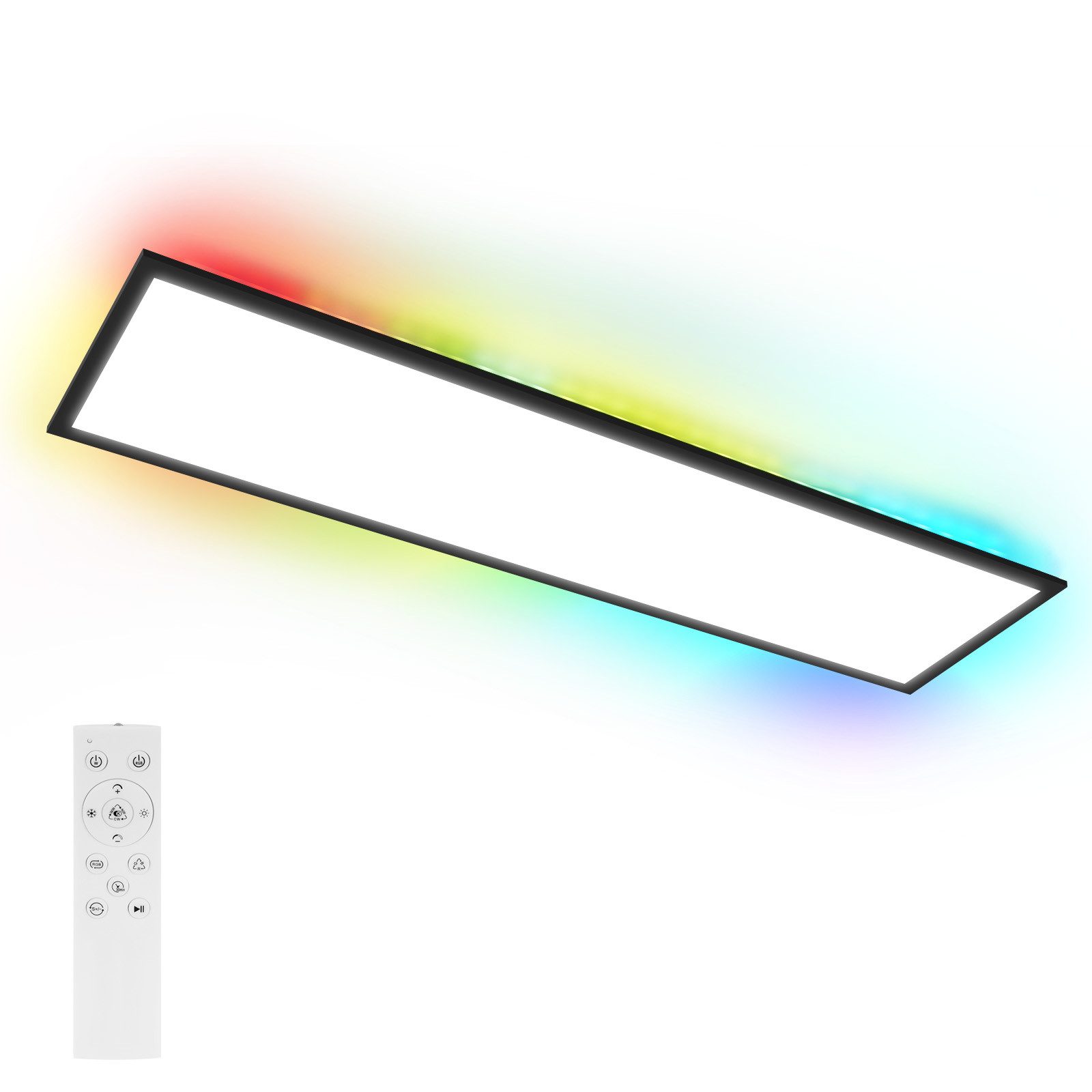 ZMH 24 W:n himmennettävä LED-kattovalaisin olohuoneeseen, RGB-väriä vaihtavaan keittiöön, juhliin