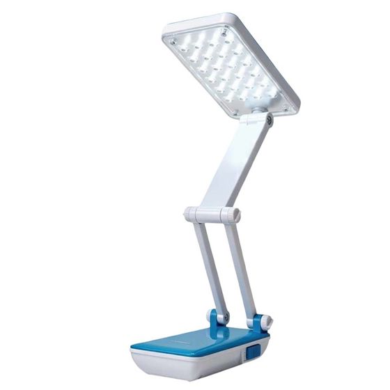 Pöytälamppu 24 SMD LEDiä, 3 säädettävää kirkkautta, taitettava