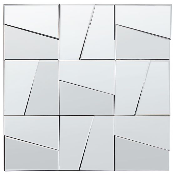 Seinäpeili ANCEMONT 80 cm 80 cm Hopea