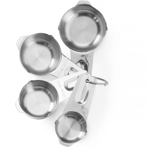 Keittiöbaarimittakuppi 30 / 80 / 120 / 180 ml - 4 kpl:n setti