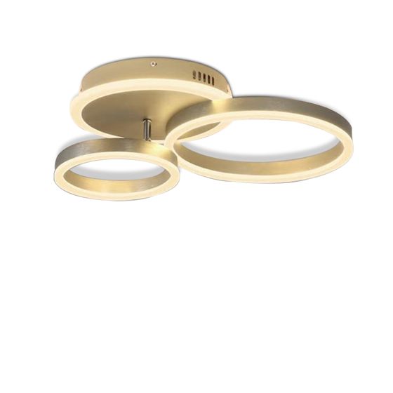 NETTLIFE Himmennettävä,LED - kattovalaisin,rengasmuotoilulla,kaukosäätimellä,moderni,46W