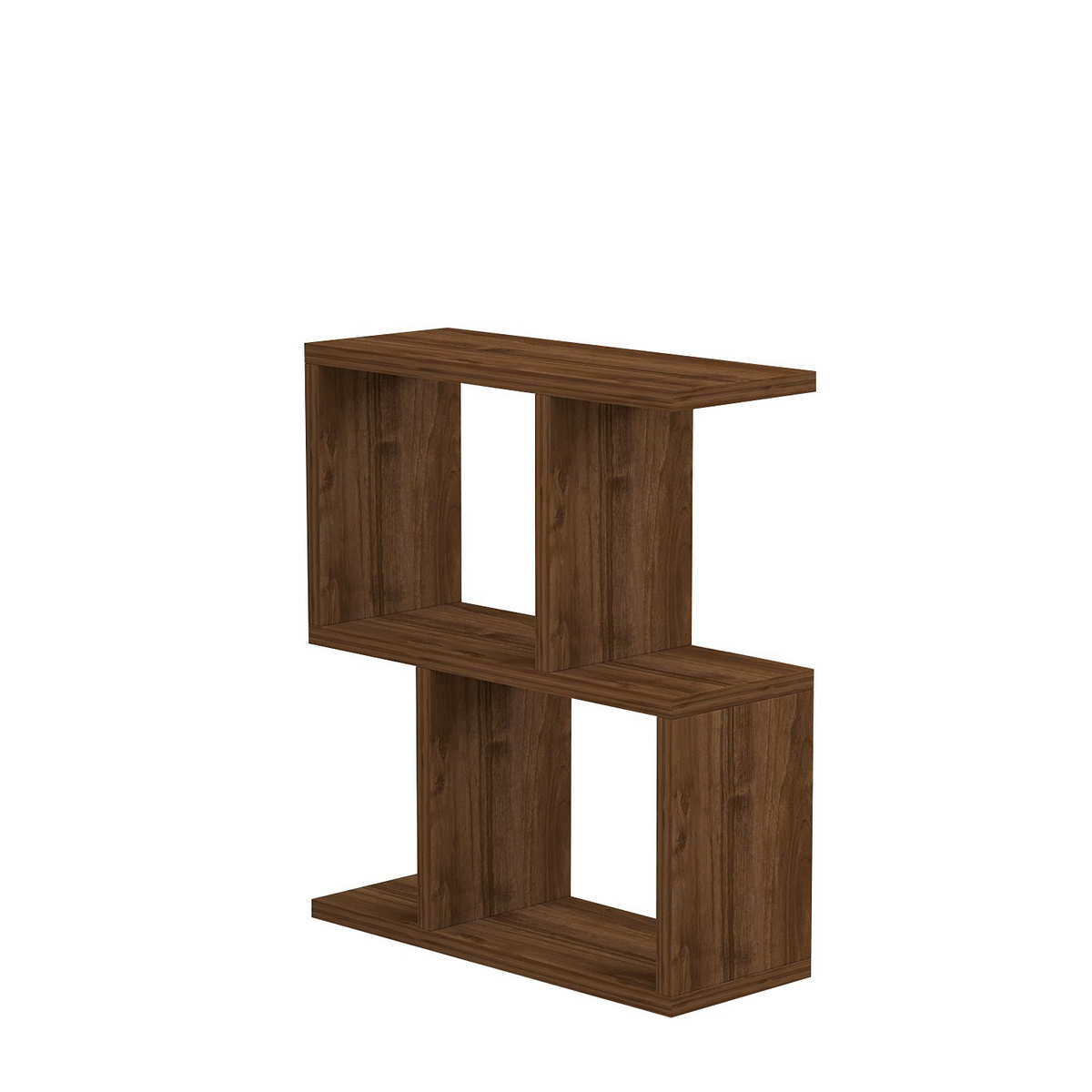 Norda Design Moderni sivupöytä, 2-tasoinen muotoilu, 45 x 51,4 x 17 cm | 100 % melamiinipäällystetty, 18 mm paksu | Tyylikäs säilytys