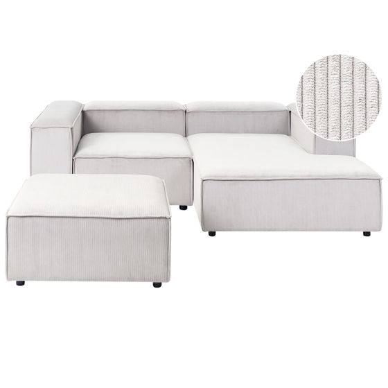 Moduulikulmasohva 3-istuttava ARDAL vakosametti Luonnonvalkoinen Vasen