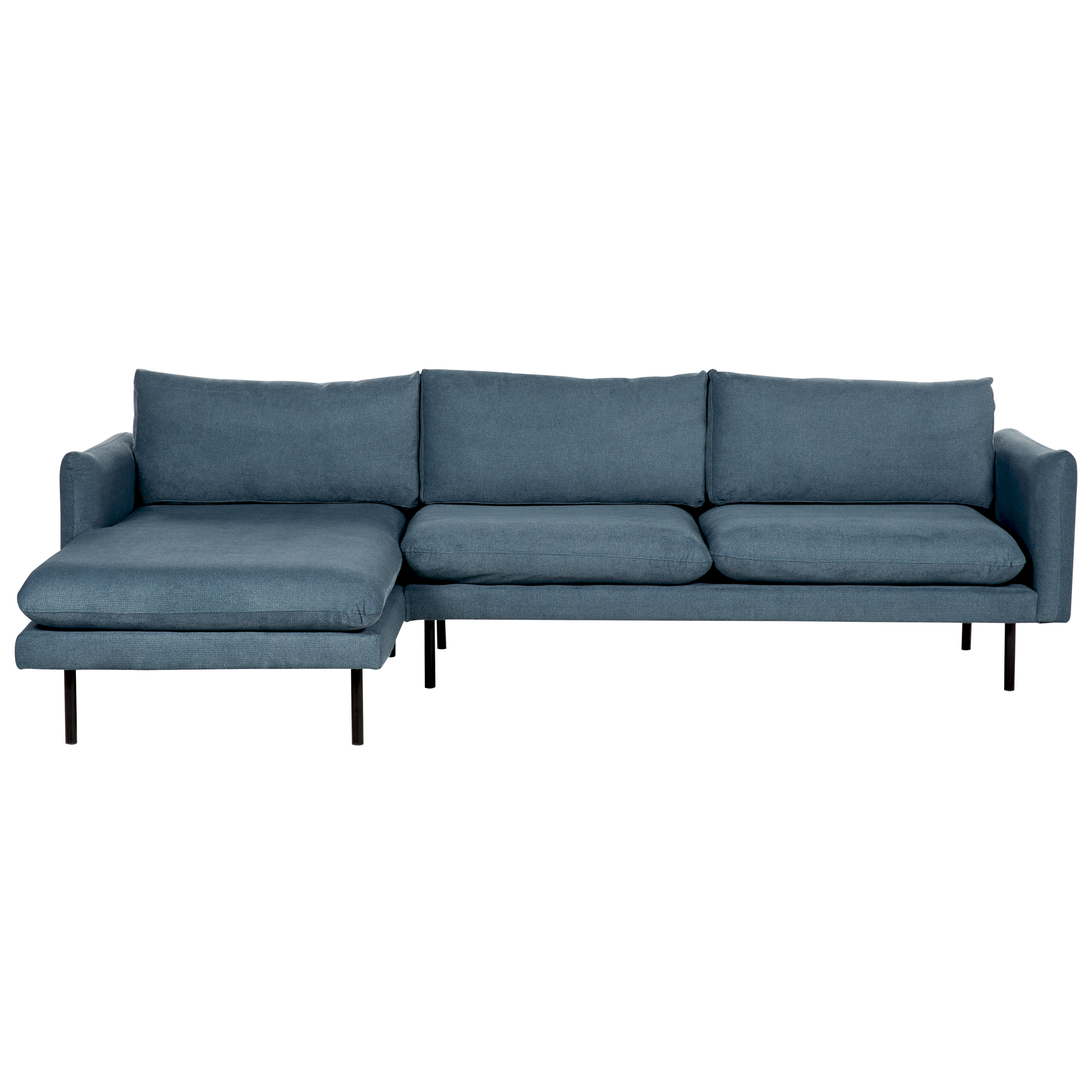 Kulmasohva VINTERBRO Chenille Sininen Oikea