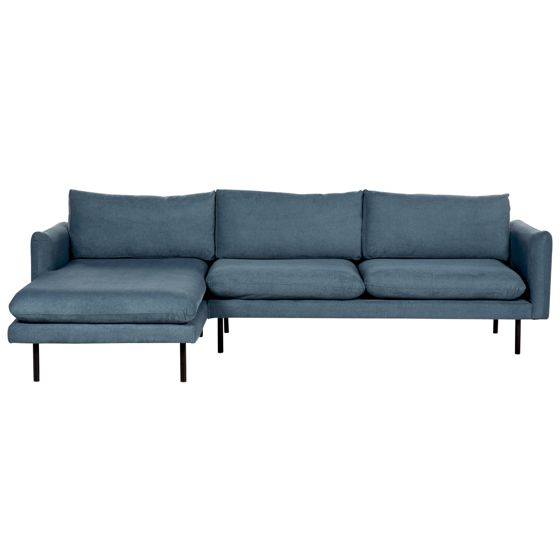 Kulmasohva VINTERBRO Chenille Sininen Oikea