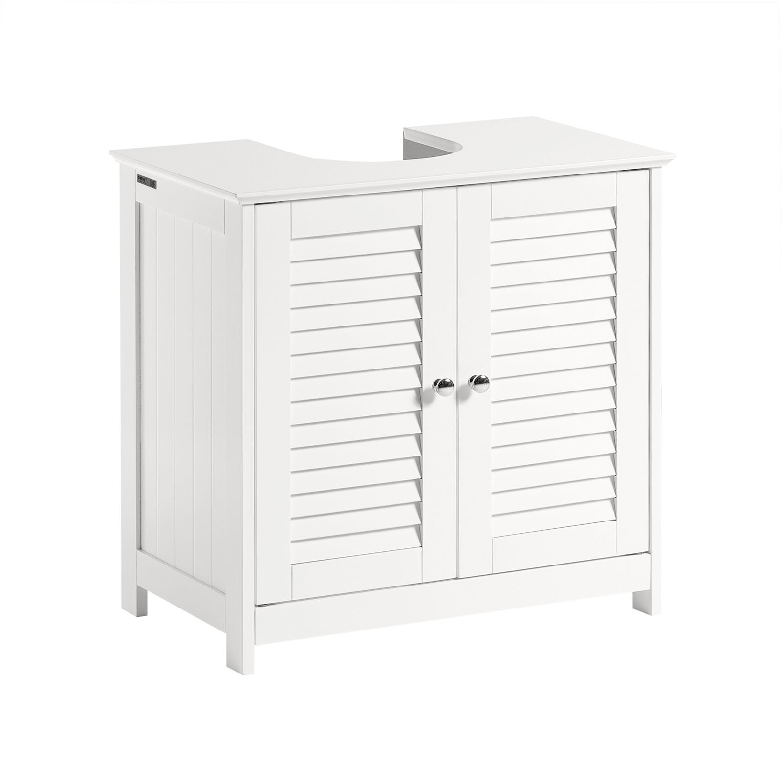 SoBuy Allaskaappi MDF FRG237-II-W säilytystila 2-ovinen valkoinen