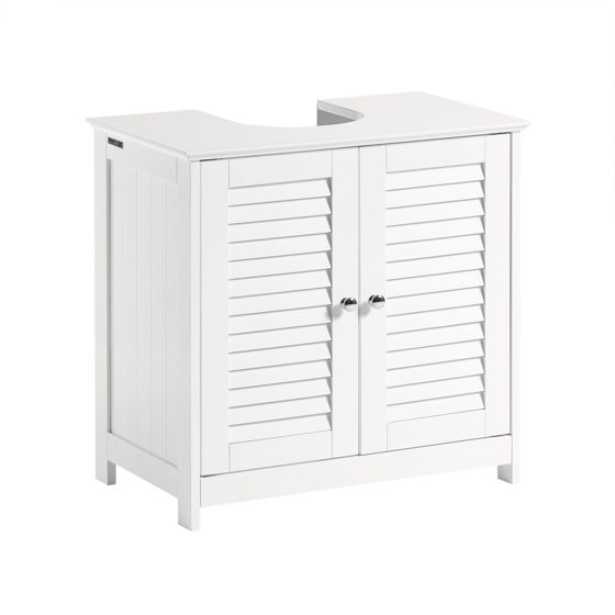 SoBuy Allaskaappi MDF FRG237-II-W säilytystila 2-ovinen valkoinen