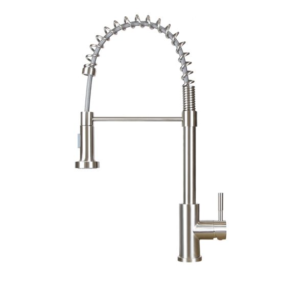 NETTLIFE Keittiön teleskooppihana ruiskulla – Kaksi eri suutinta ja korkeapainetoiminto, kromattu