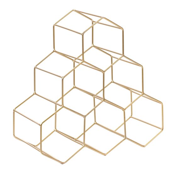 Viinipulloteline LISTOWEL metalli Kulta