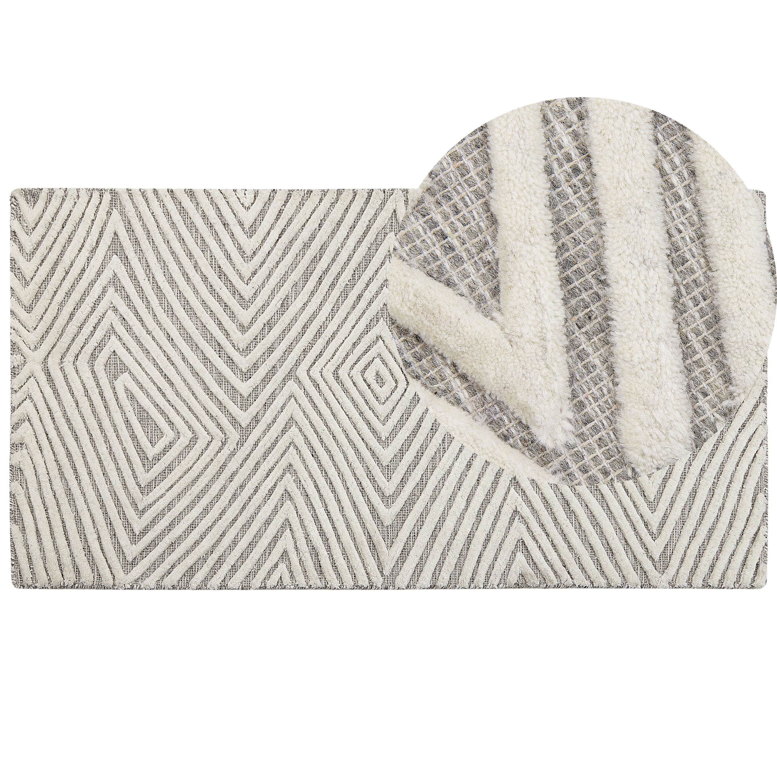 Matto GOKSUN Harmaa 80 x 150 cm villa