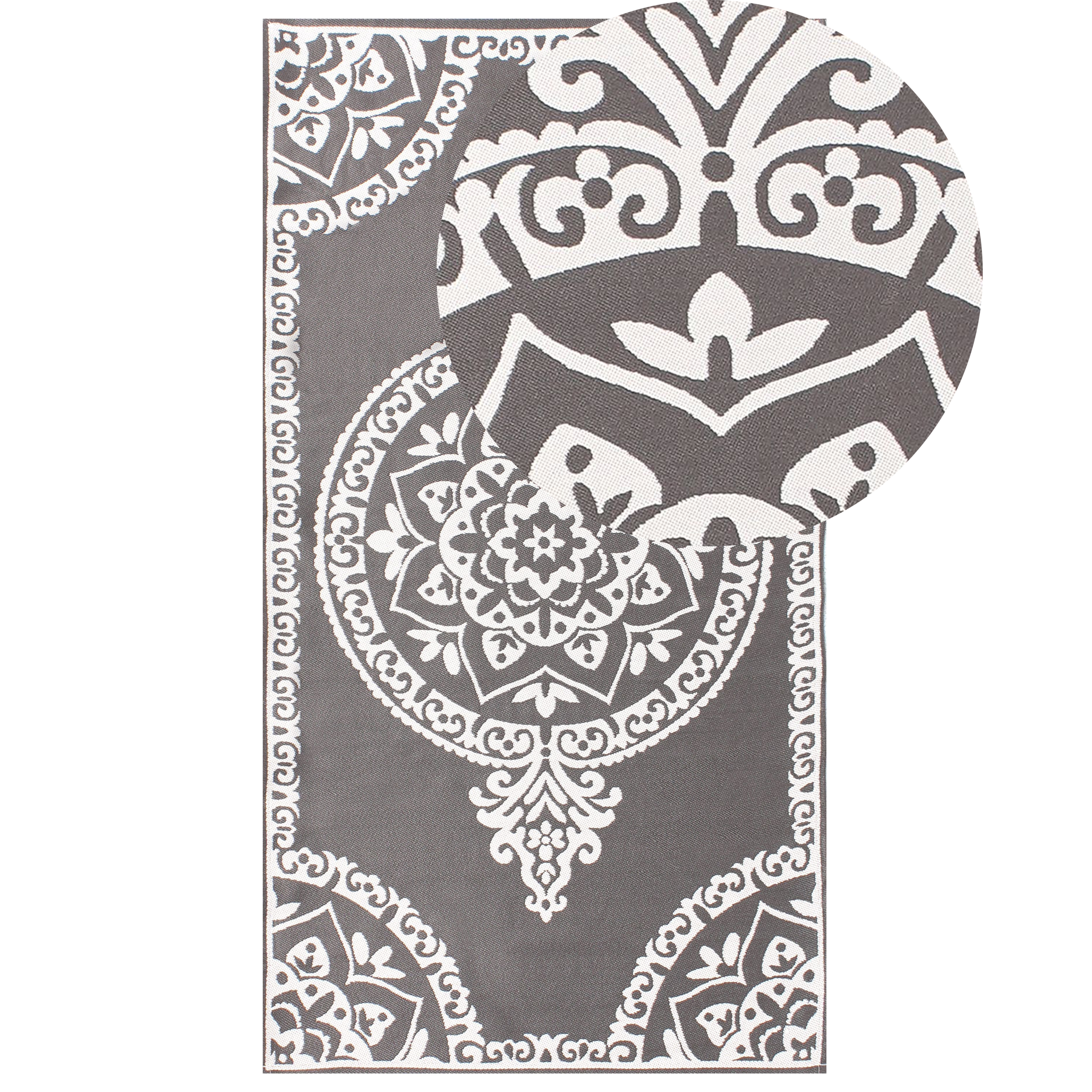 Ulkomatto KOHIMA Harmaa 80 x 150 cm