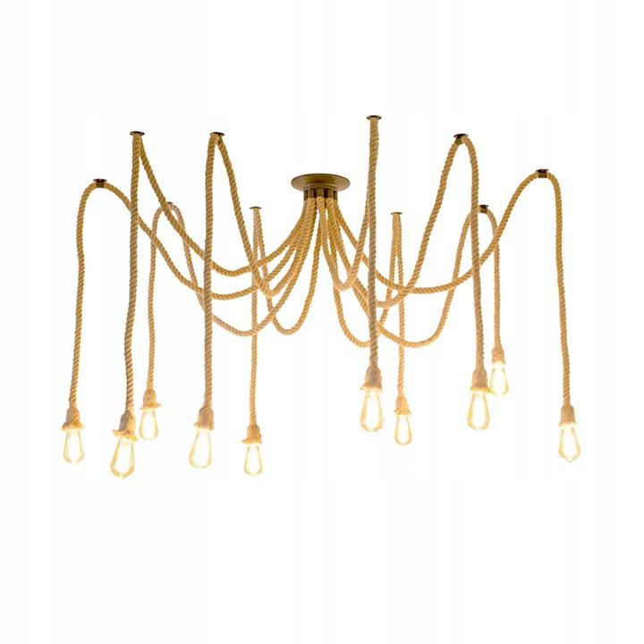 TOOLIGHT riippuvalaisin APP682-10CP SPIDER Musta, 150x20x150cm